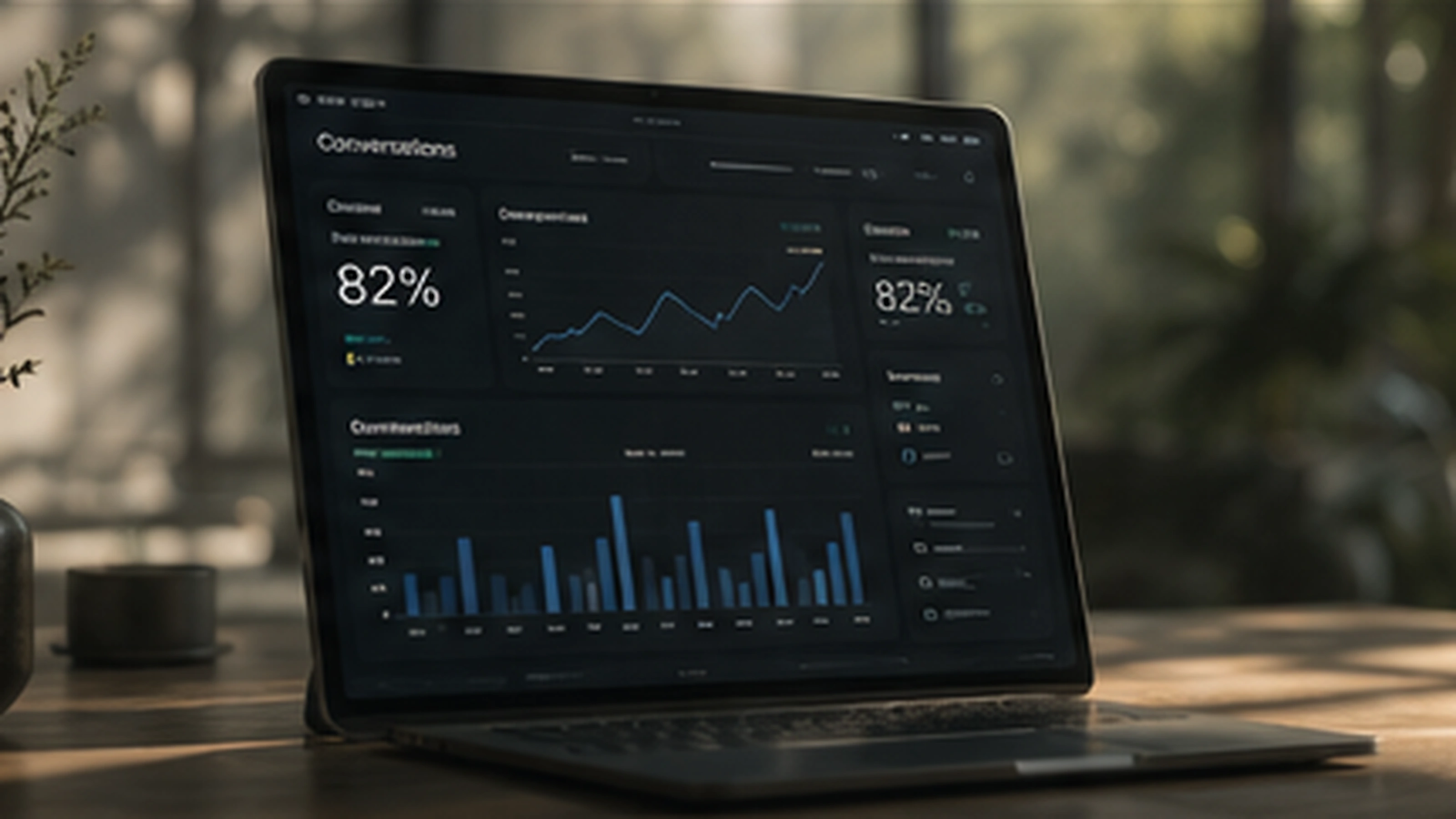 Elegant analytics view supporting confident decisions
